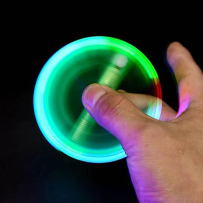 LED Pen Ball Pen Fidget Spinner Hand Glow in Dark Light EDC Stress Relief Toys Kids Toy Gift School Fidget Spinner